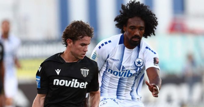 Ατρόμητος – Καλαμάτα 1-1: Άντεξε με δέκα η Μαύρη Θύελλα στο Περιστέρι
