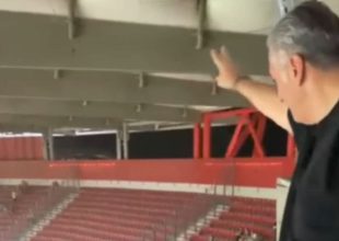 ΟΦΗ: Η αποθέωση στον Μπούση μέσα στο Καραϊσκάκης από τον κόσμο των Κρητικών