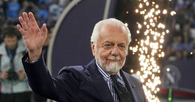 Ντε Λαουρέντις: “Το νέο γήπεδο της Νάπολι θα είναι 70.000 θέσεων και θα πάρει μόνο 24 μήνες να χτιστεί”