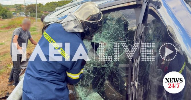 Ηλεία: Έξι τραυματίες σε σοβαρό τροχαίο, ανάμεσά τους δύο παιδιά