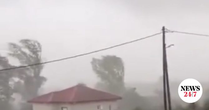 Ανεμοστρόβιλος έπληξε την Πάργα