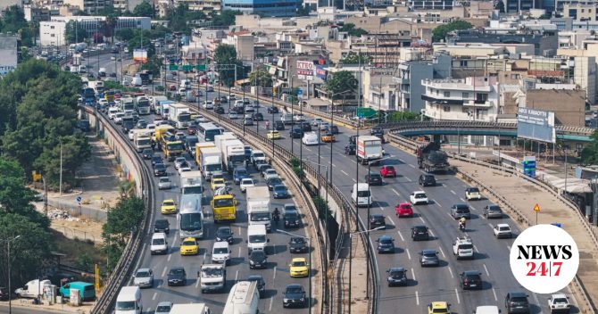 Τροχαίο με τρία οχήματα στον Κηφισό