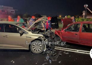 Λαμία: Κατέληξε ο ένας τραυματίας από την μετωπική σύγκρουση δύο Ι.Χ.