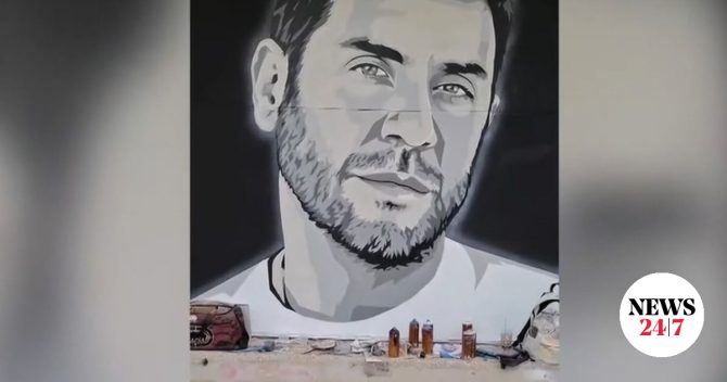 Εντυπωσιακό graffiti του Μαζωνάκη στην Καλαμαριά – “Ήθελα να τον τιμήσω με κάθε δυνατό τρόπο”