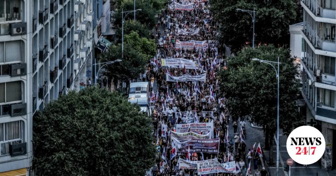 ΔΕΘ: Ηχηρό μήνυμα έστειλαν χιλιάδες διαδηλωτές από τη Θεσσαλονίκη