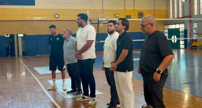 AEK: Ο Νίκος Παντερμαλής στις ακαδημίες βόλεϊ κορασίδων AEK: Ο Νίκος Παντερμαλής στις ακαδημίες βόλεϊ κορασίδων