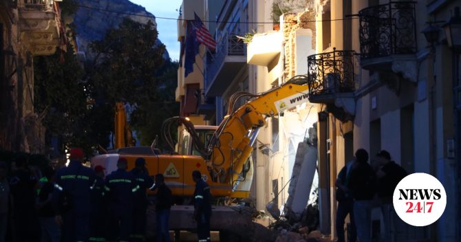Έκρηξη στην Πλάκα: Νεκρή εντοπίστηκε μια γυναίκα – Αγωνία για τους άλλους 5