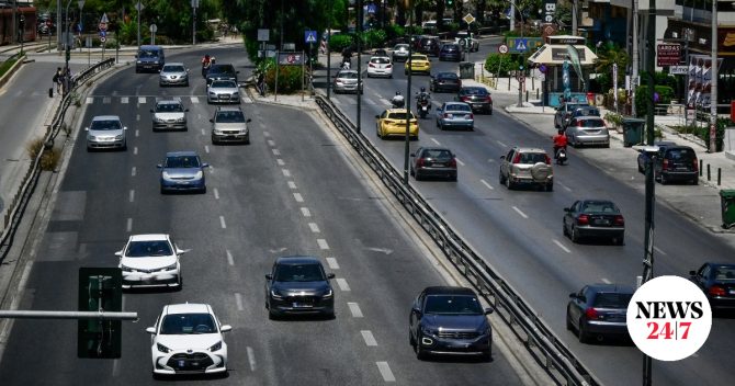 Καραμπόλα με τρία οχήματα στο δεύτερο τούνελ της Λ. Ποσειδώνος