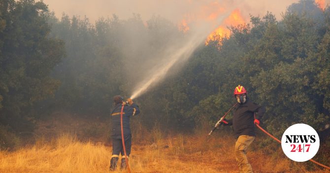 Υψηλός κίνδυνος πυρκαγιάς σήμερα σε Αττική και πολλές ακόμα περιφέρειες