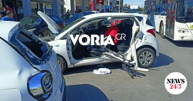 Θεσσαλονίκη: 30χρονος έπαθε επιληπτική κρίση ενώ οδηγούσε – Παρέσυρε τρία ΙΧ και ένα μηχανάκι