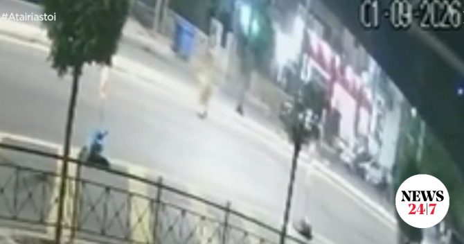 Λ. Αλεξάνδρας: Βίντεο από το τροχαίο με τους τρεις νεκρούς