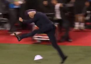 Εθνική Γαλλίας: Ο έξαλλος πανηγυρισμός του Ζιντάν στο νικητήριο γκολ του Ολίσε κόντρα στο Βέλγιο