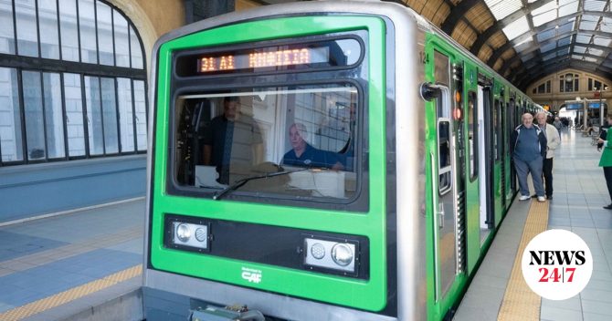 Γραμμή 1 του Μετρό: Στην κυκλοφορία ο πρώτος πλήρως ανακατασκευασμένος συρμός