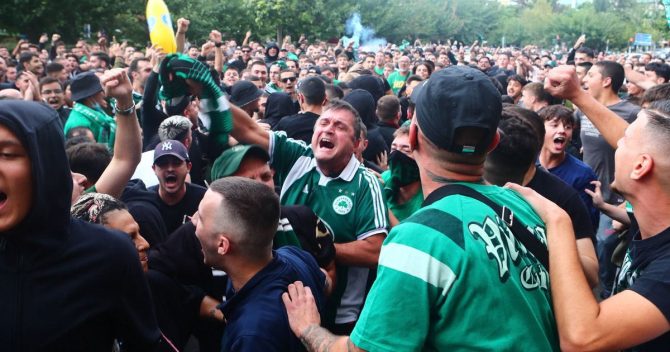 Ολυμπιακός – Παναθηναϊκός: Περισσότεροι από 1.500 οπαδοί του τριφυλλιού στην αναχώρηση της πράσινης αποστολής για τον Πειραιά