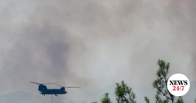 Μαίνεται η φωτιά στο Σουφλί