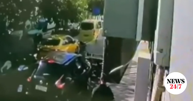 Ιερά Οδός: Βίντεο – ντοκουμέντο από το επεισόδιο με τσεκούρι μεταξύ οδηγών