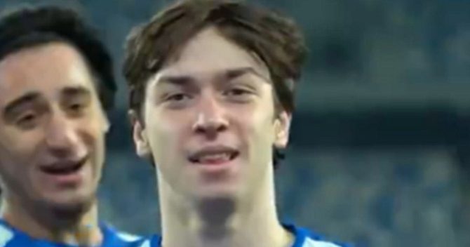 Ο αδερφός του Κβαρατσκέλια λάμπει στο Youth League: Η εκτέλεση και ο πανηγυρισμός που θυμίζουν τον σταρ της Παρί Σεν Ζερμέν