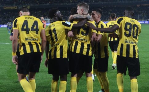 Η απολαυστική παρακάμερα από την κιτρινόμαυρη πεντάρα επί του Παναιτωλικού (VID)