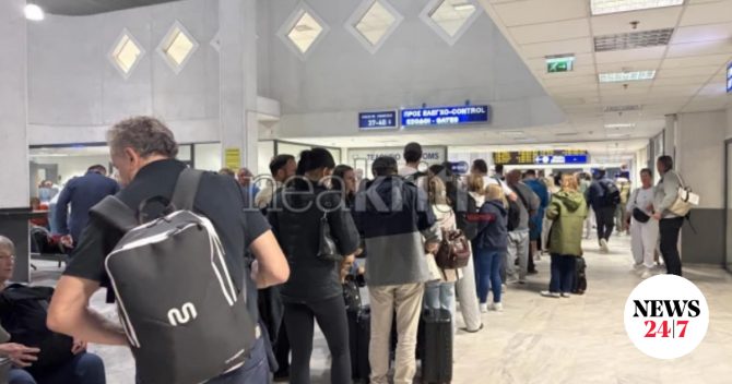 Κακοκαιρία στην Κρήτη: Προβλήματα σε δεκάδες πτήσεις στο αεροδρόμιο “Καζαντζάκης”