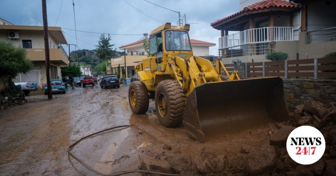 Δραματικές ώρες ξανά στην Κρήτη: Υπερχείλισε χείμαρρος στα Ζωνιανά, ήχησε το 112