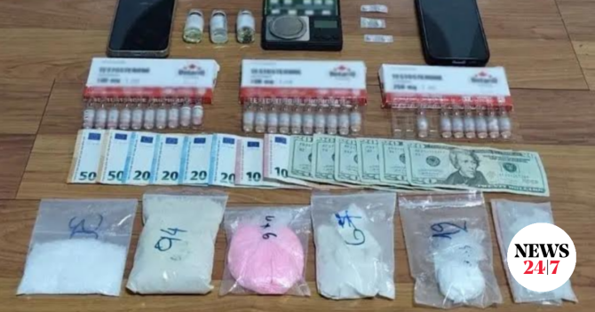 Συνελήφθη διακινητής διαφόρων ειδών ναρκωτικών και αναβολικών