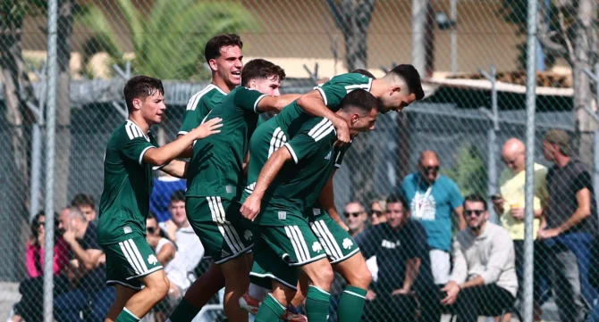Κ19: Ο Παναθηναϊκός νίκησε 2-0 τον Ολυμπιακό στο Ρέντη και έκανε το 5/5